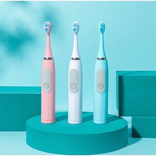 Portable Battery-powered Electric Toothbrush Sonic Automatic Adult And Child Soft Hair Gum Care Home Travel Oral Care