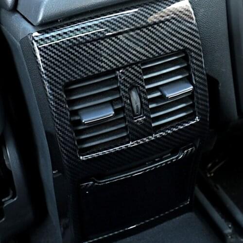 ABS Carbon Fiber Style Rear Air Outlet Cover Trim For Mercedes Benz A W176 GLA X156 CLA C117 B W246 Class Interior Accessories