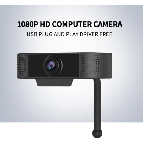 Full HD 1080P Webcam USB Pc Computer Camera with Microphone Driver-free Video Webcam Live Broadcast Web Cam Widescreen Video