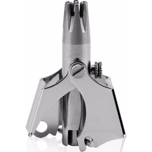 KEMEI Waterproof Manual Nose Trimmer For Shaving Face Care For Man Nose Ear Portable Hair Trimmer Shaver ES-108