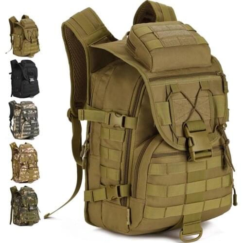 40L Military Tactics Backpack X7 Multifunctional Package 800D Oxford Waterproof Men and Women Riding Outdoor Bag