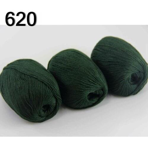 High quality 100% pure cashmere luxury warm and soft hand-knitting yarn Hunter Green 233-620