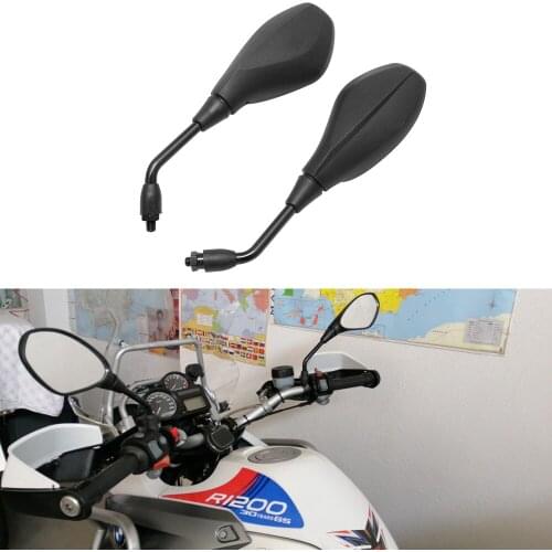 2Pcs/Pair 10mm UNIVERSAL Motorcycle Mirror Scooter E-Bike Rearview Mirrors Electrombile Back Side Convex Mirror