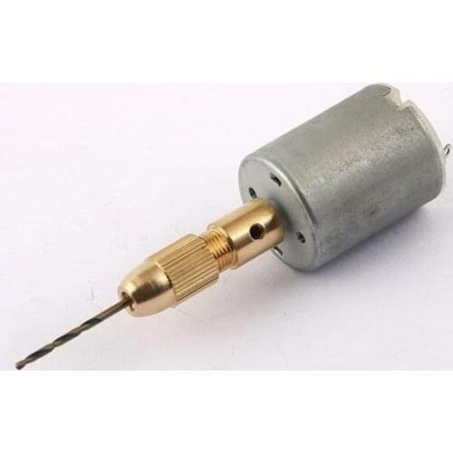 0.5-3mm Drill Chuck Collets Set Copper Easily Carrying Lightweight Gadgets Cap Axis Drill Collet Tool w/Spanner