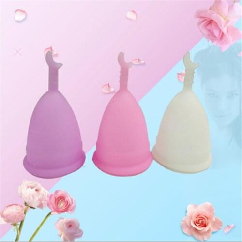 1Pc Medical Grade Silicone Menstrual Cup For Women Feminine Hygine Product Vagina Use Small Or Big Size Health Care Anner Cup