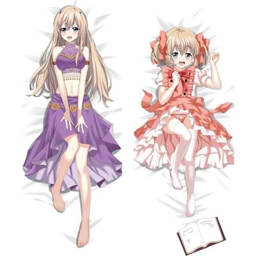 2021 Update Anime Dakimakura Pillow Case If Its for My Daughter, I'd Even Defeat a Demon Lord Hugging Body Pillow Cover Case