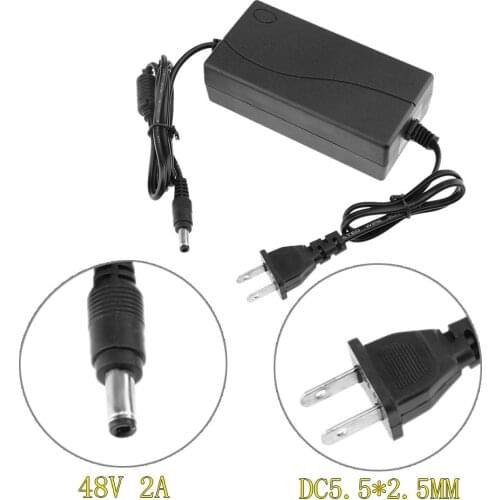 48V 2A AC to DC Fork Power Adapter Converter Poe Plug 5.5*2.5mm Power Supply for POE Switch Poe Switch Fork EU US Standard Plug
