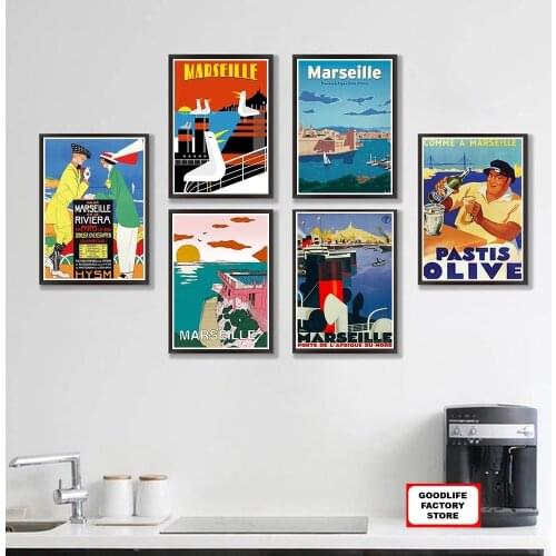 5D DIY Diamond Painting France Marseille Anis Olive Travel Cross Stitch Kit Pictures Of Rhinestones Embroidery Mosaic Home Decor