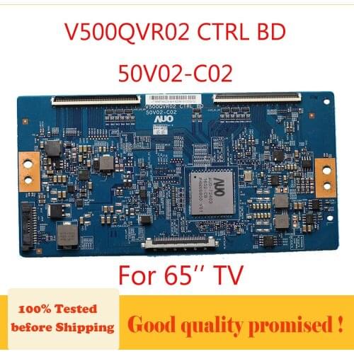65 Inch TV V500QVR02 CTRL BD 50V02-C02 T-Con Board For 65" TV Logic Board 50V02-C02 Origional Product V500QVR02 50V02 C02