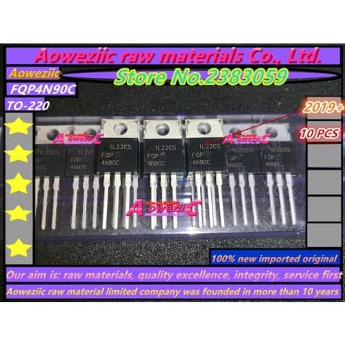 Aoweziic 100% new imported original FQP4N90C 4N90C FQP30N06 30N06 TO-220 FQPF8N80C 8N80C FQPF9N90CT 9N90CT TO-220F transistor