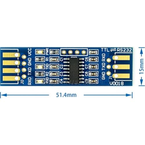 Free Shipping5PCS RS232 SP3232 TTL to RS232 Module RS232 to TTL Brush Line Serial Port Modul