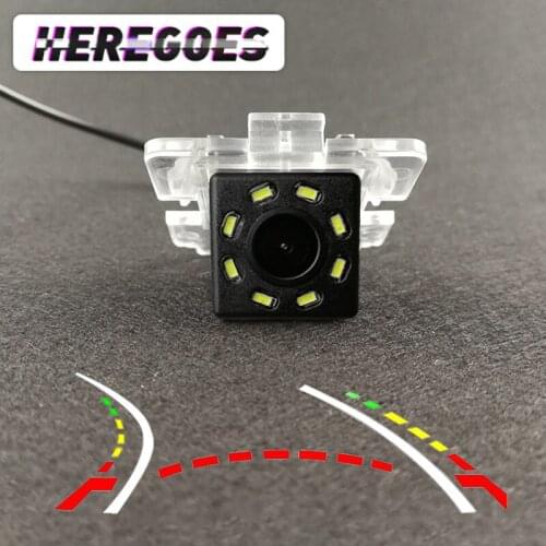 Wireless Car CCD Rear Camera Fisheye 4 8 12 led dynamic Night Vision For Mitsubishi Outlander 2003 2004 2005 2006 2007 - 2012