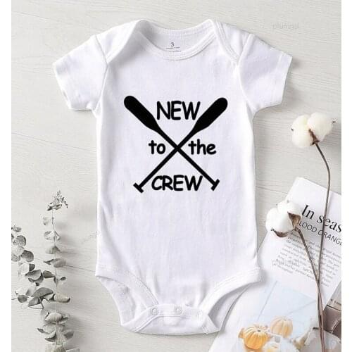 Bodysuit for Toddler Onesie Jumpsuits Newborn Baby Girl Clothes Kids Outfit Printing New To The Crew Infant Winter Costume