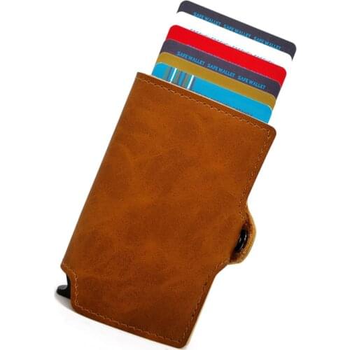 Casekey High Quality Portable Pocket ID Card Holder Case Minimalist Rfid Wallet Small Wallet for Men