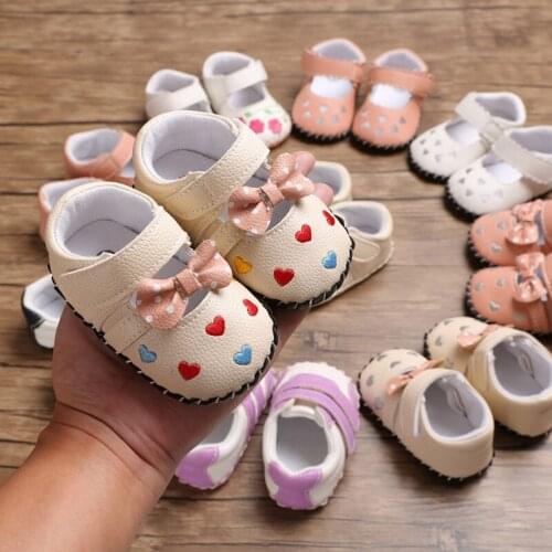 Summer Fashion Baby Girl Shoes Cartoon Cute PU Soft Bottom Crib Shoes Toddler First Walkers Baby Shoes Newly