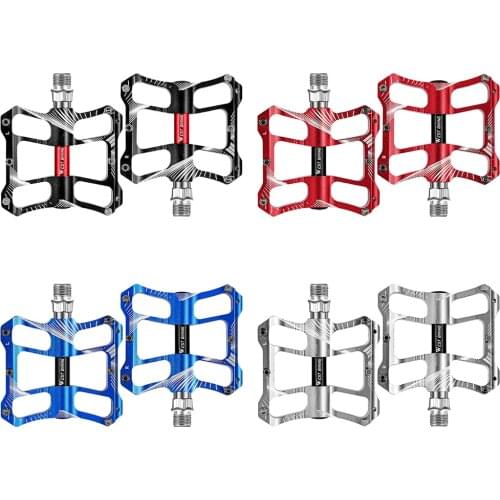 Mountain Bike Bicycle Pedals Cycling Lightweight Aluminium Alloy Sealed Bearing MTB Pedals Flat Cycling Accessory