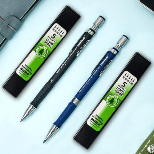 1PCS Creative Mechanical Pencil 2B Automatic Pen 2.0mm For Kids Gift Stationery 5 types of refills Writing School Supply