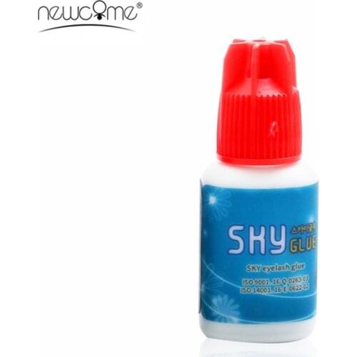 Korea Sky eyelash extension glue fast drying pro eyelash glue adhesive S+ type fake eye lashes glue keep long time 5ml