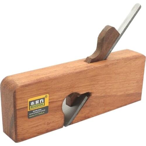Mahogany 150mm Mini Hand Plane Wood Planer Steel Blade Woodworking Hand Planer Carpenter Woodcraft Tool A0KF