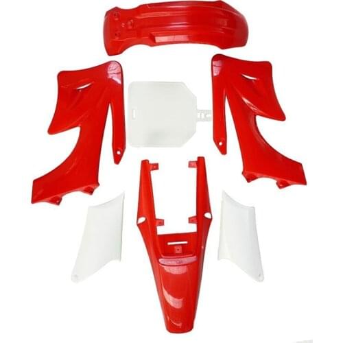Red Side number Plates Shrouds Plastic Fender Full Fairing Kits FOR APOLLO Orion 125/140/160/250CC Pit Dirt PITPRO Bike