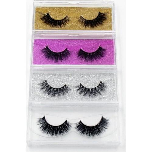 LEHUAMAO Mink Eyelashes 3D Mink False Eyelashes Handmade Mink Collection 3D Dramatic Lashes 50 pairs Eyelash Extension Free DHL