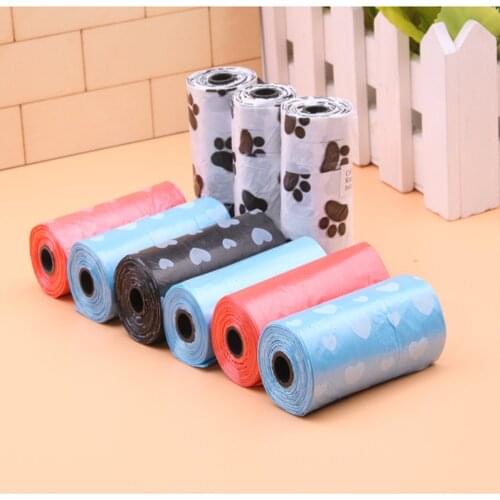 30Rolls 450pcs Dog Poop Bags Pet Waste Garbage Bags Biodegradable Outdoor Clean Pick Up Tools Pet Accessories Bolsas Caca Perro