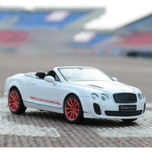1:24 Bentley ISR Convertible Alloy Car Model Diecast Toy Vehicle High Simitation Cars Toys For Children Kids Gifts
