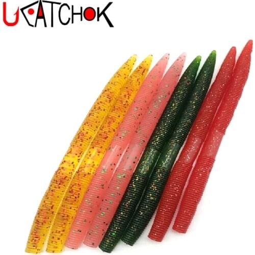 5pcs/lot 14cm 8g Soft Lure Artificial Fishing EarthWorm Fishing Baits Bionic noodle shape Worms Swimbaits Jig Head Fishing Lure