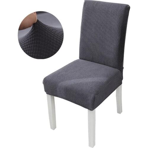 Factory wholesale polar fleece thickened universal all-inclusive conjoined elastic stool cover Hotel dining table chair cover