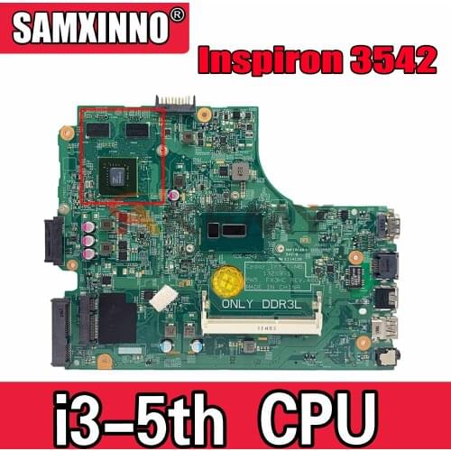 Original Laptop motherboard For DELL Inspiron 3542 i3-5005U Mainboard CN-0M0HGX 0M0HGX 13269-1 SR244 N15V-GM-S-A2 DDR3