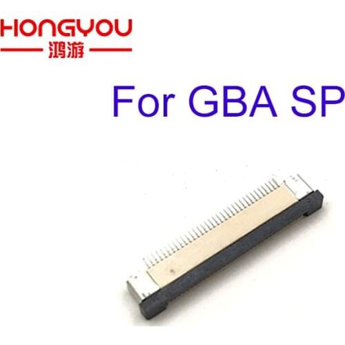 10pcs brand new LCD Screen flex cable clip connector socket for for Nintend GameBoy Advance SP repair parts