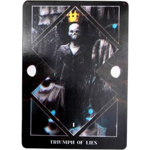 Dark Mirror Oracle Cards 32 Cards Deck Tarot Family Party Board Game Astrology Divination Fate Tarot Cards