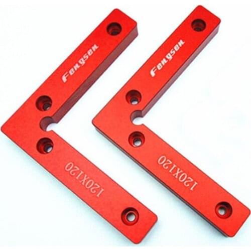 2PCS/lot 120mm*120mm L-Square Clamping Squares 90 Degree Right Angle Holder Ruler Woodworking Tools