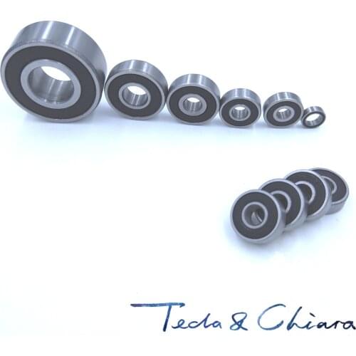 2Pcs R10-2RS R10RS R10rs R10 rs Deep Groove Ball Bearings 15.875 x 34.925 x 8.731mm Free shipping High Quality