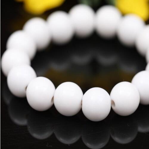 2021 Bracelets & Bangles Pulseira Feminina New Korean Acrylic 10mm Bead Hand Bracelet Fashion Handicraft Jewelry Daily Small