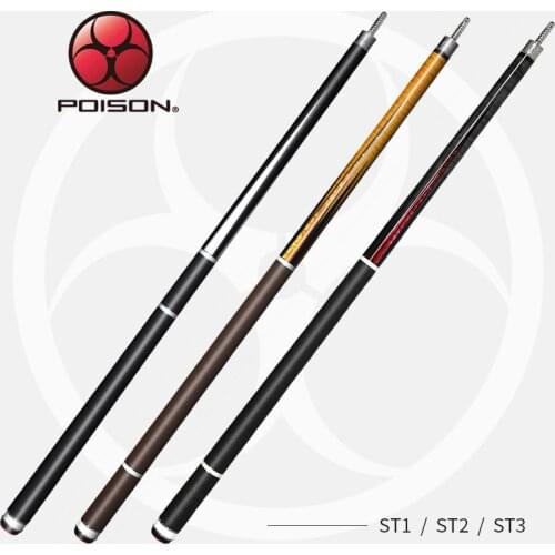 Official POISON ST Billiard Pool cue C8 Technology Shaft 12.75mm Tip Professional Teco Billar Stick Excellent Billard Pool Cue