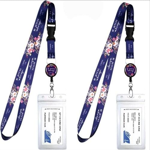 High Quality Student Access Card Holder Employee Name ID Card Cover Work Badge Neck Straps Nurse Business Card Holde Key Holder