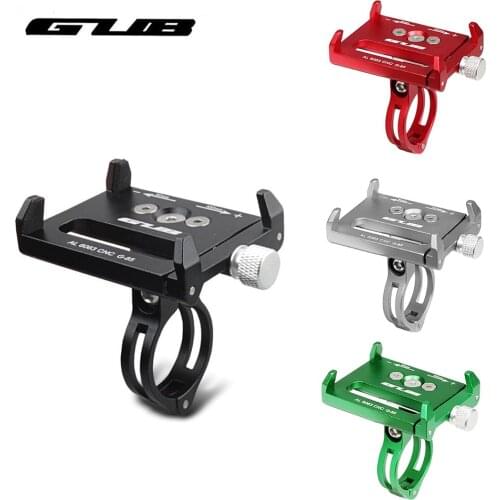 GUB G85 G-85 Aluminum Mtb Bike Bicycle Phone Holder Motorcycle Support Gps Holder For Bike Handlebar Bike Accessories 4 Colors