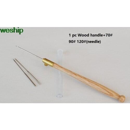 Handmade tools wood handle crochet/ beaded embroidery crochet/embroidery Crochet hook set