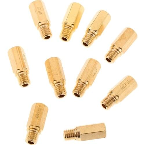 10x Carburetor Repair kit Main jets 100 105 108 110 115 120 125 130 135 140 for PWK KOSO KEIHIN OKO Motorcycle Carburetors Parts