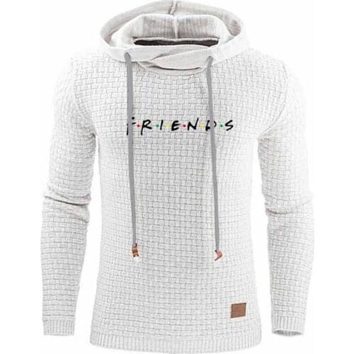 Autumn Winter Men Jogging Sports Coat Fashion Male Printing Solid Color Hoodies Male Tops Long Sleeve Hooded Tops Male Casual