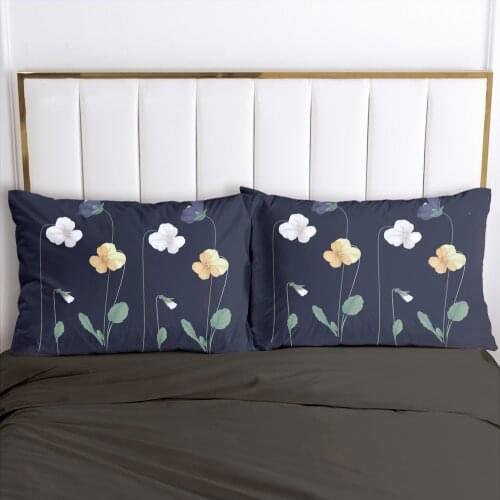 2PCS 3D Pillow Cover 60x70 50x80 Nordic Black Decoration Throw Pillow Cases Bedding PillowCase Customize any size design