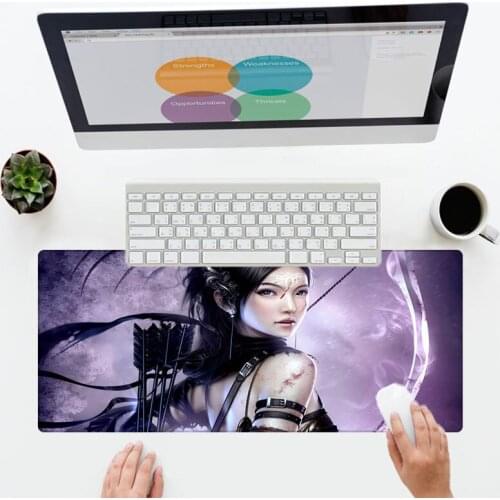 XGZ New Diy Laptop Rubber Mouse Mat 400X800X2MM Multi-size Rubber Keyboard Girls Game Gamer Mousepad for Dota2 Lol Pad Mouse