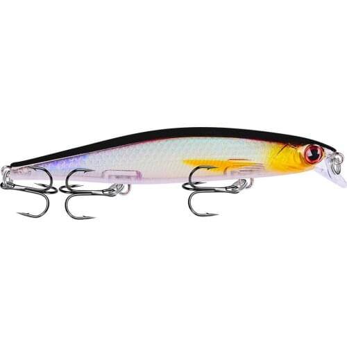 YUZI 1PCS Fishing Lure Laser Hard Artificial Bait 3D Eyes 11cm 13g Wobblers