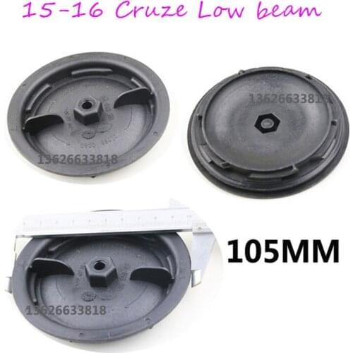 For Chevrolet Cruze 2015 -2018 Headlamp Rear Cover Waterproof Sealed Plastic Cover Low High Beam Headlights Cover 1PCS
