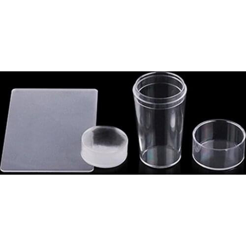 Women DIY Nail Art Stamping Stamper Scraper Image Plate Transfer Manicure Tool