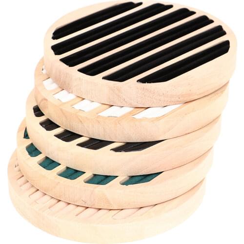 1PCS Round Storage Jewelry Ring Display Tray Holder For Shop Retail Commercial Use