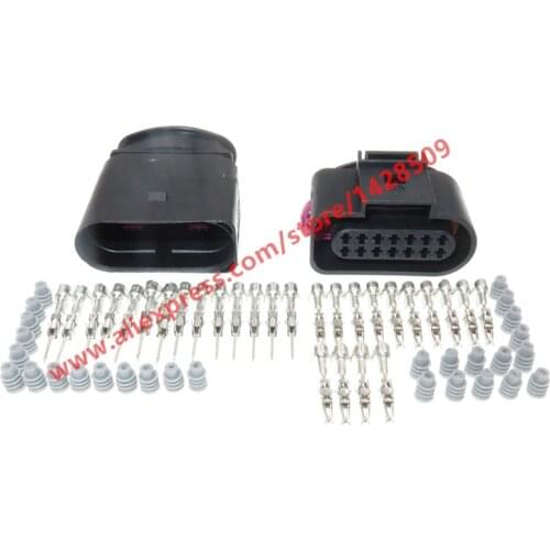 10 Sets 14 Pin Auto 09G Gearbox Wire Plug Waterproof Connector For VW Audi 6X0973817 6X0973717 6X0 973 817 6X0 973 717