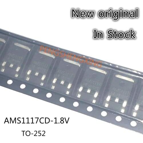 10PCS/LOT AMS1117CD-1.8V TO-252 AMS1117-1.8 New original spot hot sale