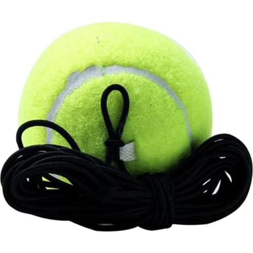 3 PCS Sports Tennis Ball With String Tennis Junior Single Rubber Band Rope Tennis Training Supplies With Line Tennis